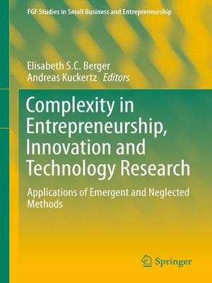 cover image of Complexity in Entrepreneurship, Innovation and Technology Research